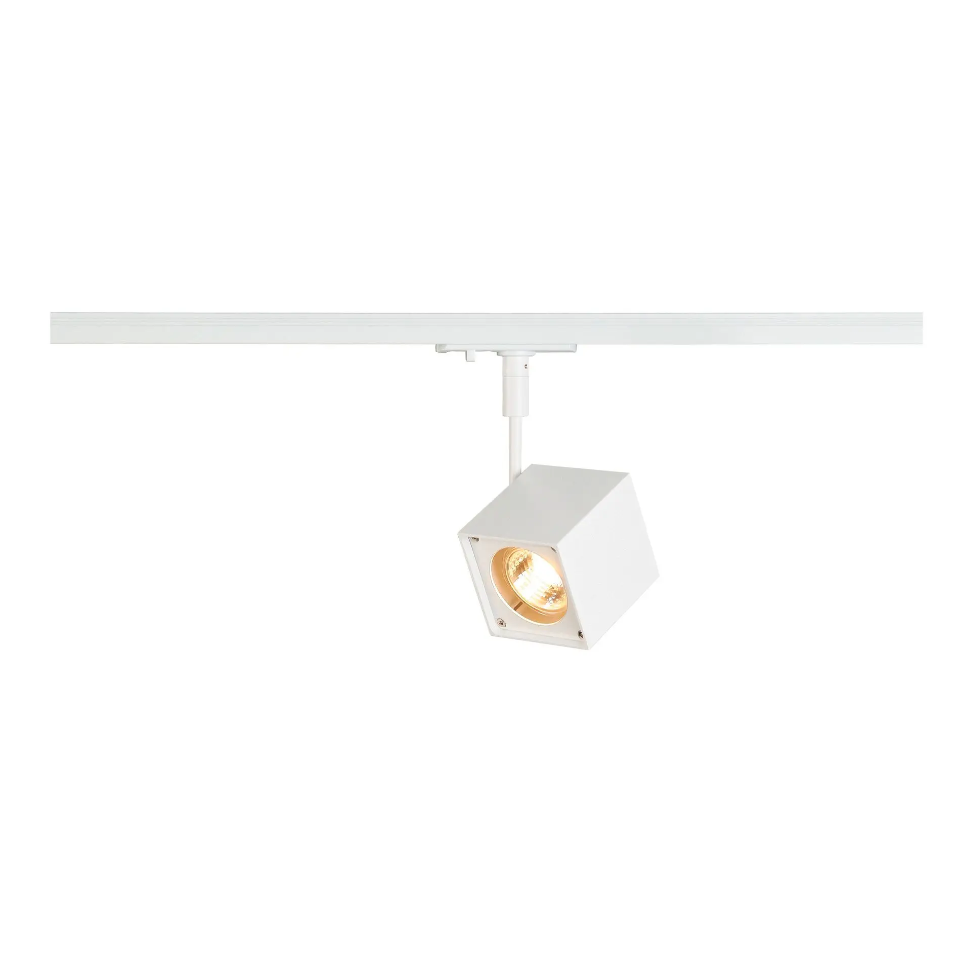 Produktfoto 1 von ALTRA DICE Spot eckig weiß GU10 max.50W m.1Ph.Adapter