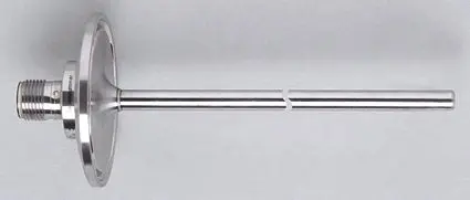 Produktfoto 1 von Temperatursensor 1xPt100 EL=100mm -40...150°C 25bar Clamp DN25...DN40 M12