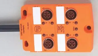 Produktfoto 1 von Zentralverteiler M12/4 PNP 5m PUR Gehäuse PA IP67/68