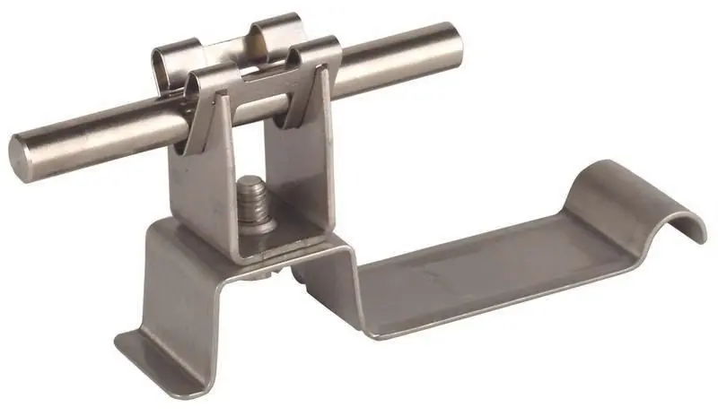 Produktfoto 1 von Dachleitungshalter DEHNgrip NIRO H 20mm Rd 8mm m. Strebe f. Ziegelfalze
