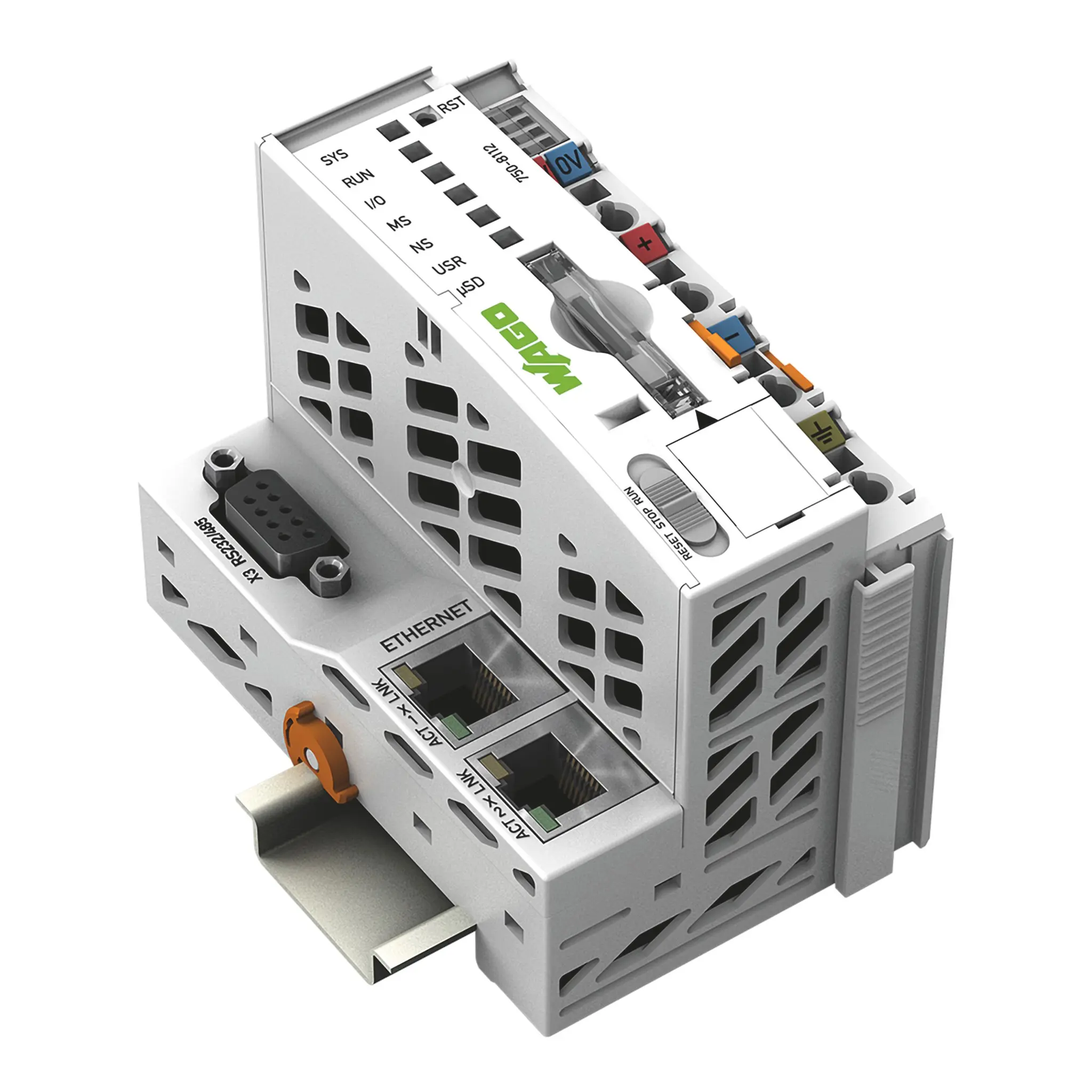 Produktfoto 1 von Controller PFC100, 2. Generation, 2 x ETHERNET, RS-232/-485