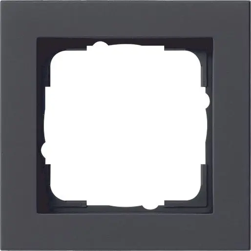 Produktfoto 1 von Abdeckrahmen 1fach E2 Schwarz