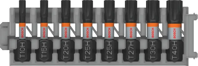 Produktfoto 1 von PRO Torx Security Impact Bit, 25mm,8 pcs