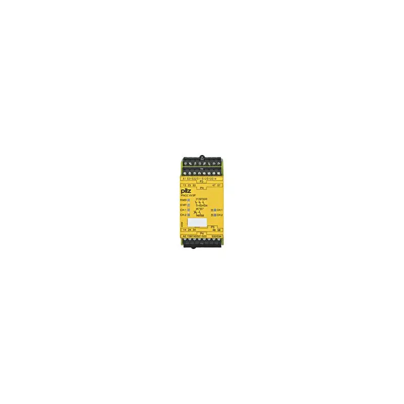 Produktfoto 1 von PNOZ XV3P 0.5/24VDC 3n/o 2n/o t fix Sicherheitsschaltgerät