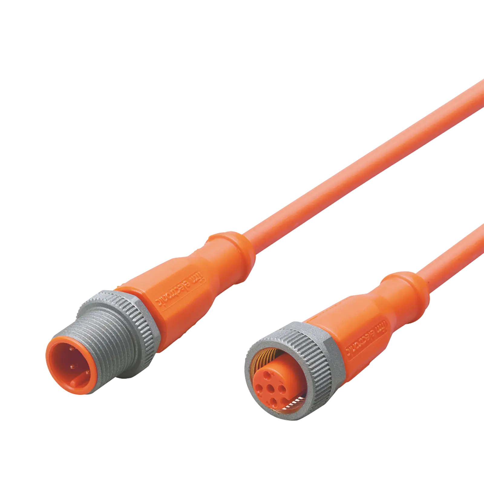 Produktfoto 1 von Verbindungskabel <250VAC 10m PUR Gehäuse TPU orange FKM IP65/67-69K