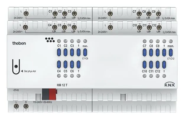 Produktfoto 1 von 12-fach KNX-Heizungsaktor, KNX TP, Data Secure