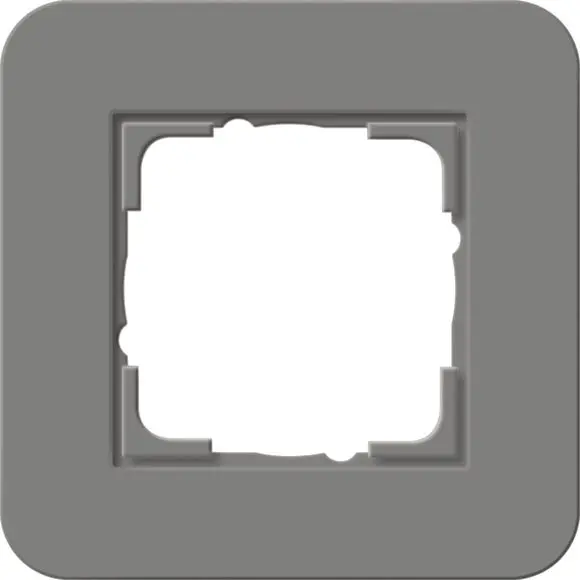 Produktfoto 1 von Abdeckrahmen 1f E3 Dklgrau/Anthrazit