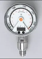 Produktfoto 1 von el.Drucksensor m.Anz. -0,0125...0,25bar G 1/2 Außen Relativdruck