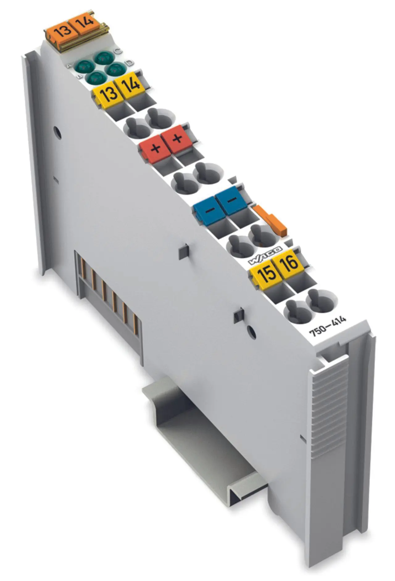 Produktfoto 1 von 4-Kanal-Digitaleingang,DC 5 V,0,2ms, lichtgrau