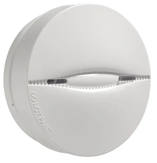 Produktfoto 1 von Funk-Rauchwarnmelder m.Alarmton 85dB 3m Anz. Signalstärke weiss 120(D)x63mm