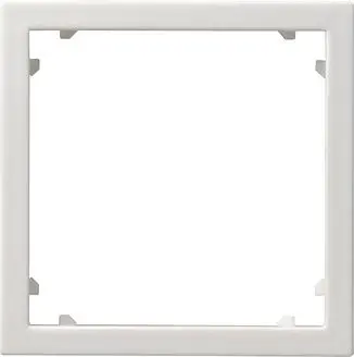 Produktfoto 1 von Adapterrahmen 45x45 quadratisch System 55 reinweiß