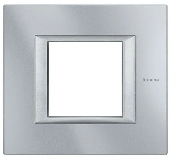 Produktfoto 1 von Abdeckrahmen AXOLUTE: 1f, 2 Module, Grey Aluminium