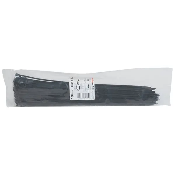 Produktfoto 1 von Kabelbinder Colring, schwarz, innenverzahnt, 4.6x430mm, UV-beständig