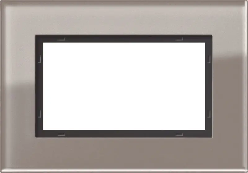 Produktfoto 1 von Abdeckrahmen 1 1 2fach Gira Esprit Glas Umbra