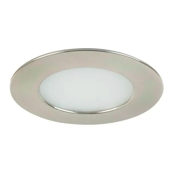Produktfoto 1 von LED-Einbauleuchte 12V DC,5W,3000K,nickel