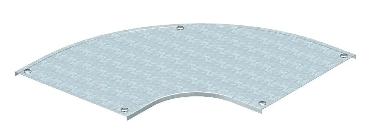 Produktfoto 1 von Deckel Bogen 90° mit Drehriegeln, für RB 90 600 B600mm, St, DD