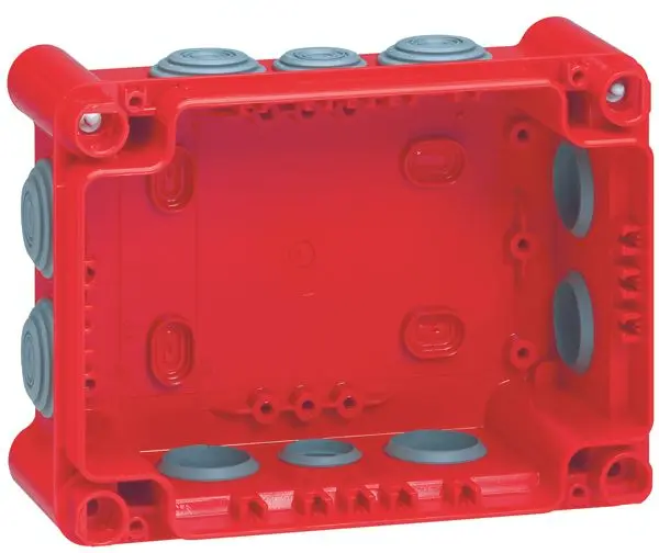 Produktfoto 1 von Abzweigdose Plexo, 155x110x74mm , IP 55, m.10 Membran-Einführungen