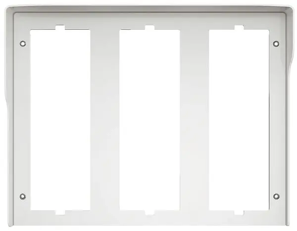 Produktfoto 1 von Regendach f.Türstation SFERA, 9 Module, Allwhite