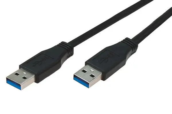 Produktfoto 1 von USB 3.0 A/A Anschlusskabel 1m (gedreht belegt)
