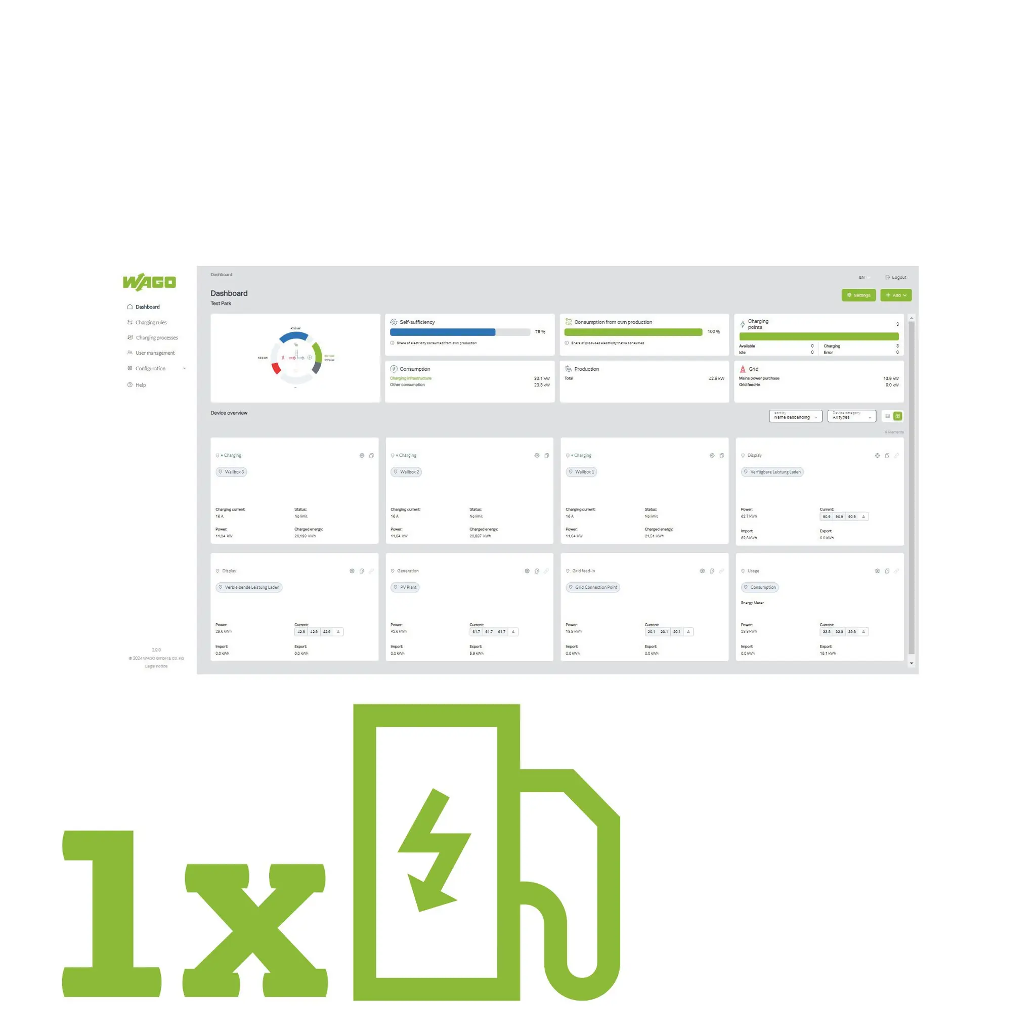 Produktfoto 1 von Application Load Management,1 charging point,Einzellizenz