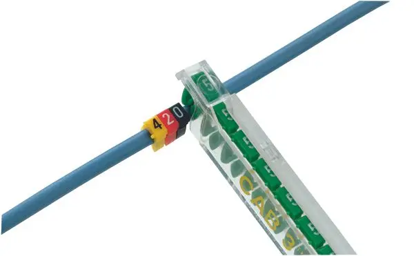 Produktfoto 1 von Kennzeichnungssystem CAB 3,f. 1,5 bis 2,5mm²,Ziffer:3Orange