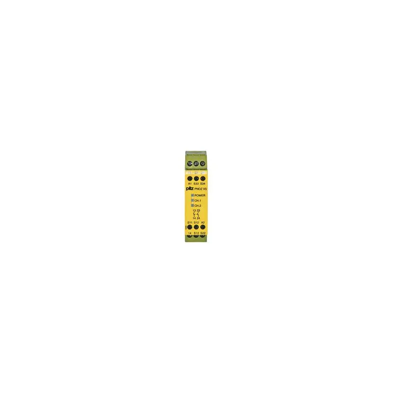 Produktfoto 1 von PNOZ X5 12VDC 2n/o Sicherheitsschaltgerät