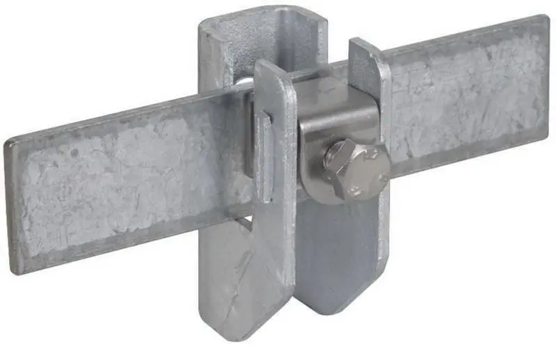 Produktfoto 1 von Flachband-Rundleitungshalter St/tZn f. Fl...11mm Rd 6.10mm Wandabstand 15mm