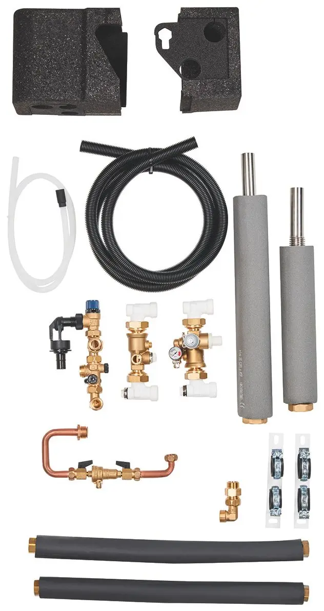 Produktfoto 1 von Anschluss-Set uniTOWER f.bauseitige Verrohrung f.aroTHERM Split