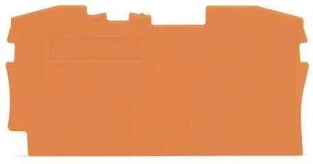 Produktfoto 1 von Abschluss- und Zwischenplatte,1 mm dick,orange