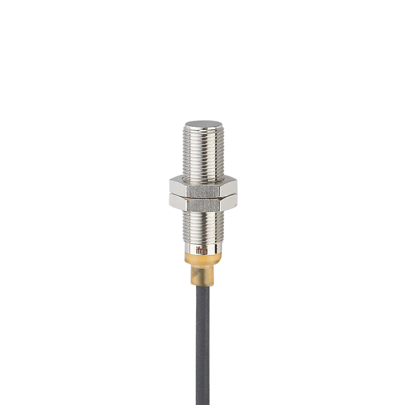 Produktfoto 1 von Ind.Sensor M12x1 L=40 Sn=4mm bündig S DC PNP 2m PUR IP65-69K 3L 100Hz
