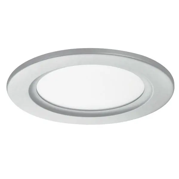 Produktfoto 1 von LED-Einbau-Panel 24V, Ø140mm, 10W, 3000K, silber