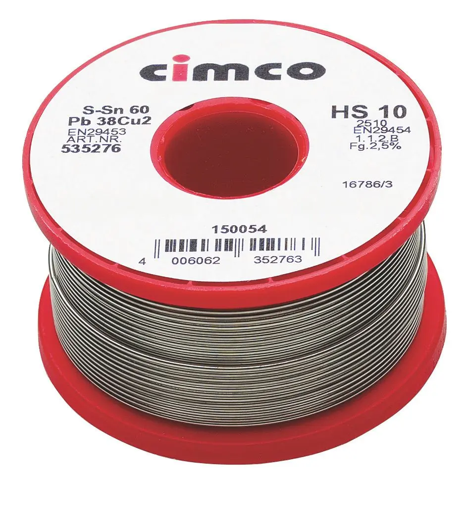 Elektroniklot 1,5mm 100g, DIN EN 29453, Einwegspule
