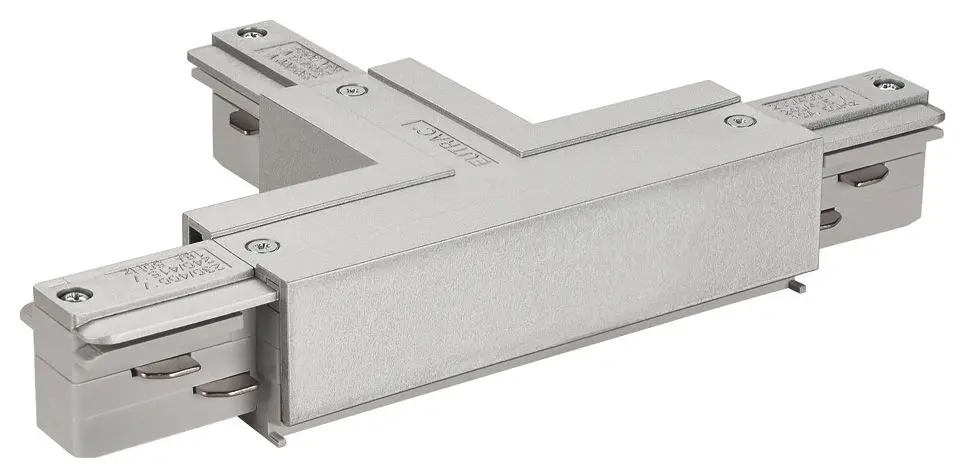 Produktfoto 1 von EUTRAC T-Verbinder Erde links silbergrau