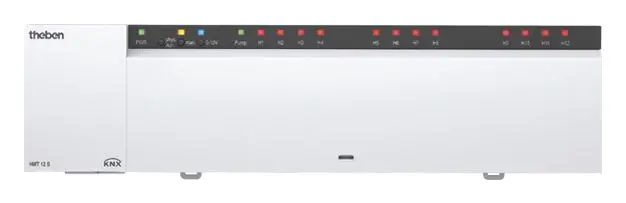 Produktfoto 1 von 12-fach KNX-Heizungsaktor Für 12 Stellantriebe, Heizkreisverteiler