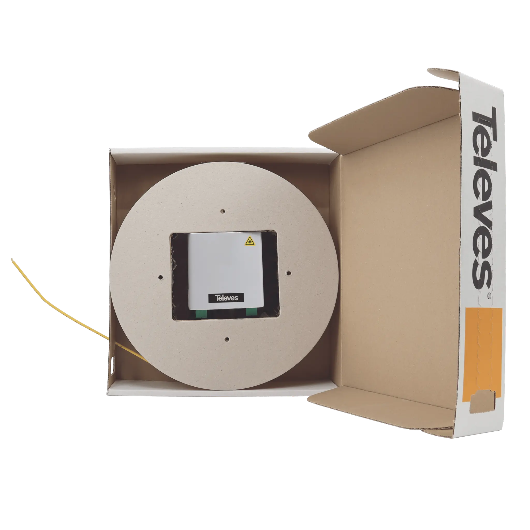 Produktfoto 1 von Optische Box 4Ausgänge m.85m Kabel 2xLCAPC