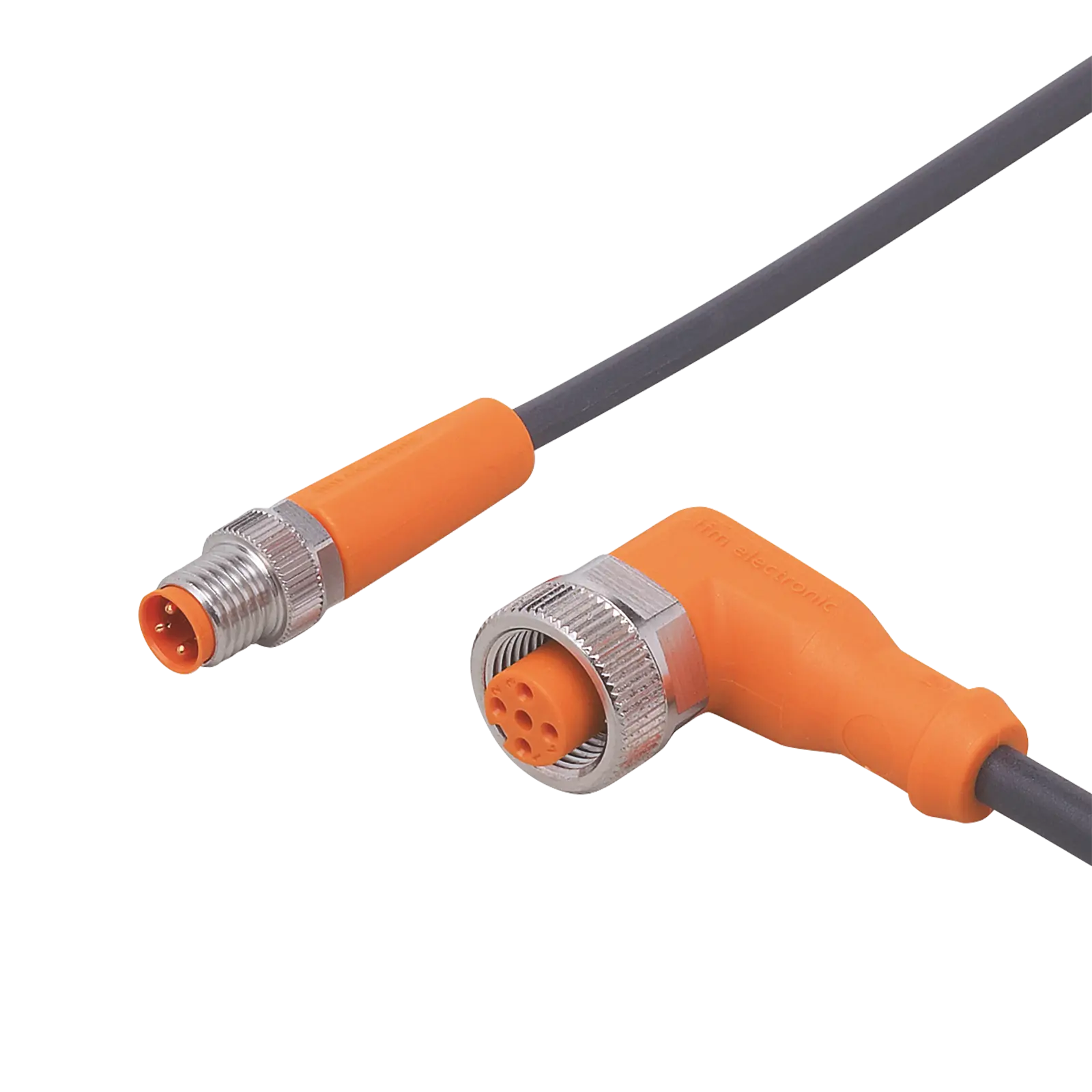 Produktfoto 1 von Verbindungskabel <50VAC 4m PUR Gehäuse TPU orange FKM IP65/67-69K