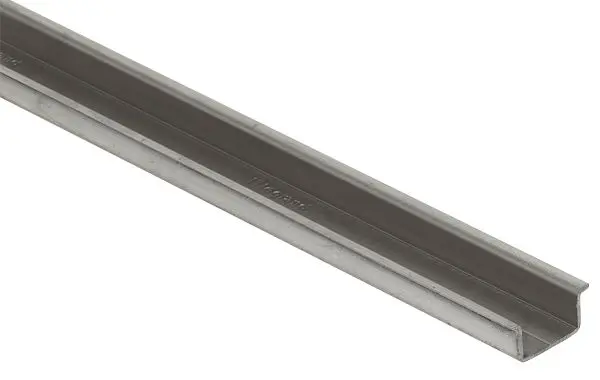 Produktfoto 1 von Hutprofilschiene nach EN 60715, Länge 2 m, Tiefe 15mm