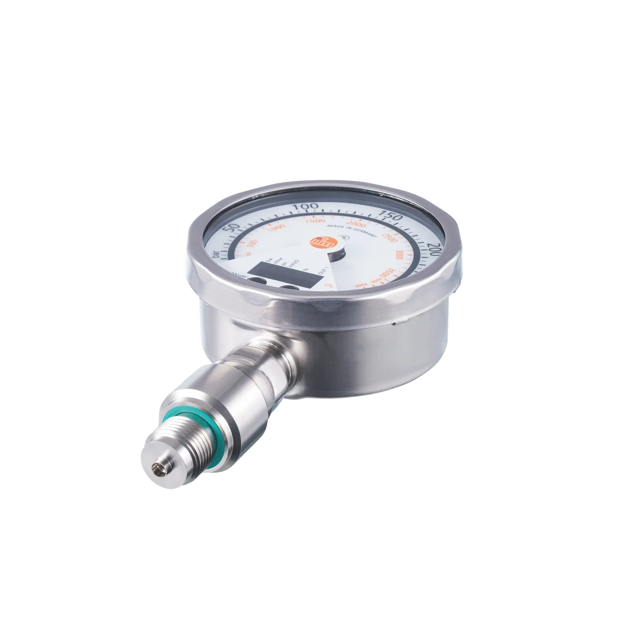 Produktfoto 1 von el.Drucksensor m.Anzeige 0...250bar G 1/2 Außen -25...80°C Relativdruck
