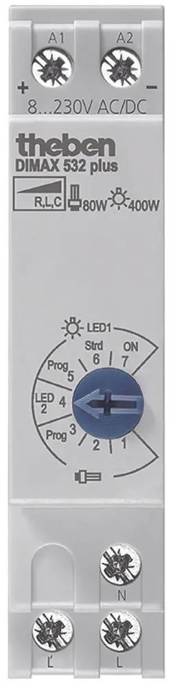 Produktfoto 1 von Universaldimmer DIN-Schiene, 400 W LED Multispannungseingang