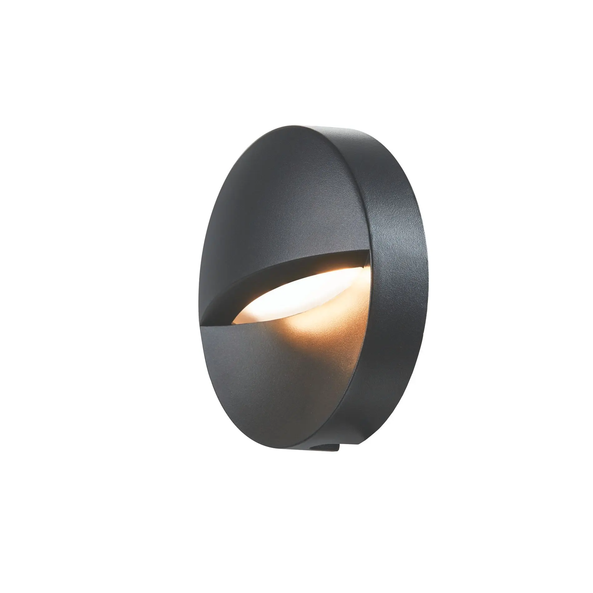 Produktfoto 1 von DOWNUNDER OUT round WL Outdoor LED Wandeinbauleuchte anthrazit 3000K