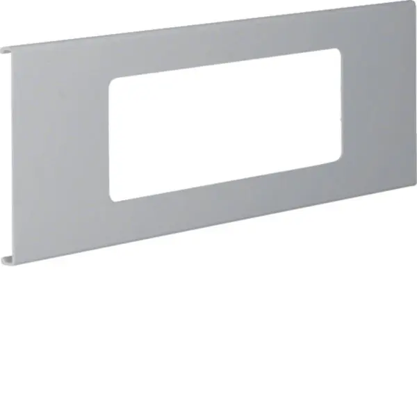 Produktfoto 1 von Blende 3f R7 für UP-Einsatz mit Rahmen PVC zu FB Oberteil 130mm steingrau