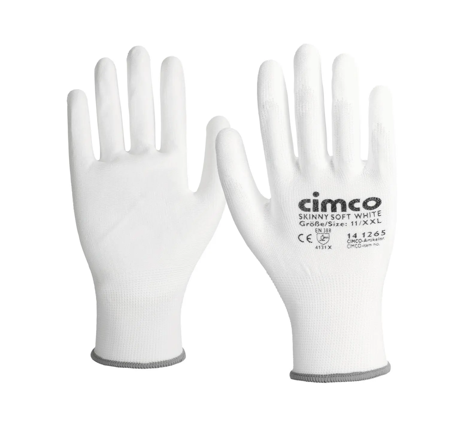 Produktfoto 1 von Arbeitshandschuh "Skinny Soft White" Größe 11/XXL