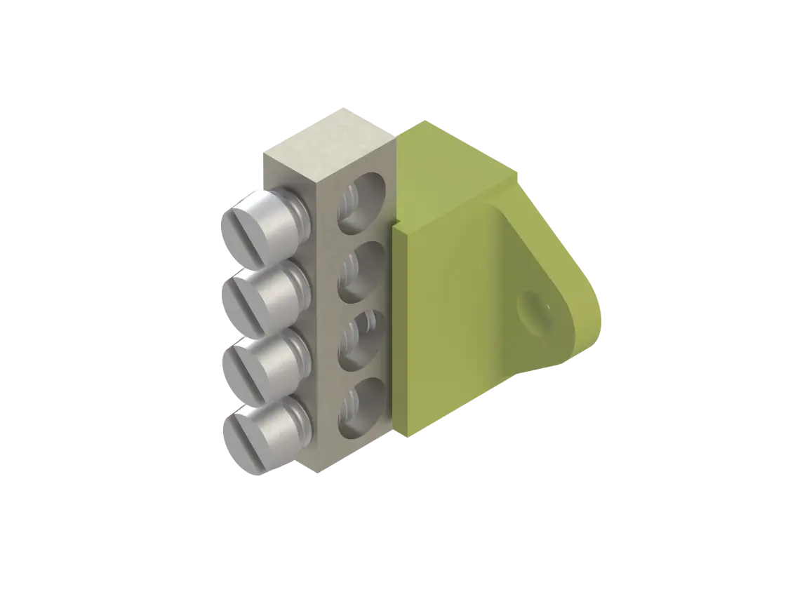 Produktfoto 1 von PE-Leiterklemme 650S/4