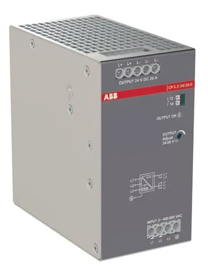Produktfoto 1 von CP-S.3 24/20.0 Netzteil, In:3x400-500VAC Out:DC 24V/20A