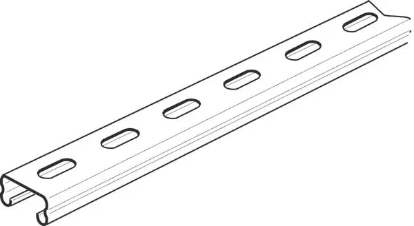 Produktfoto 1 von Sprosse R21S 41x21 500mm Sendzimirverzinkt