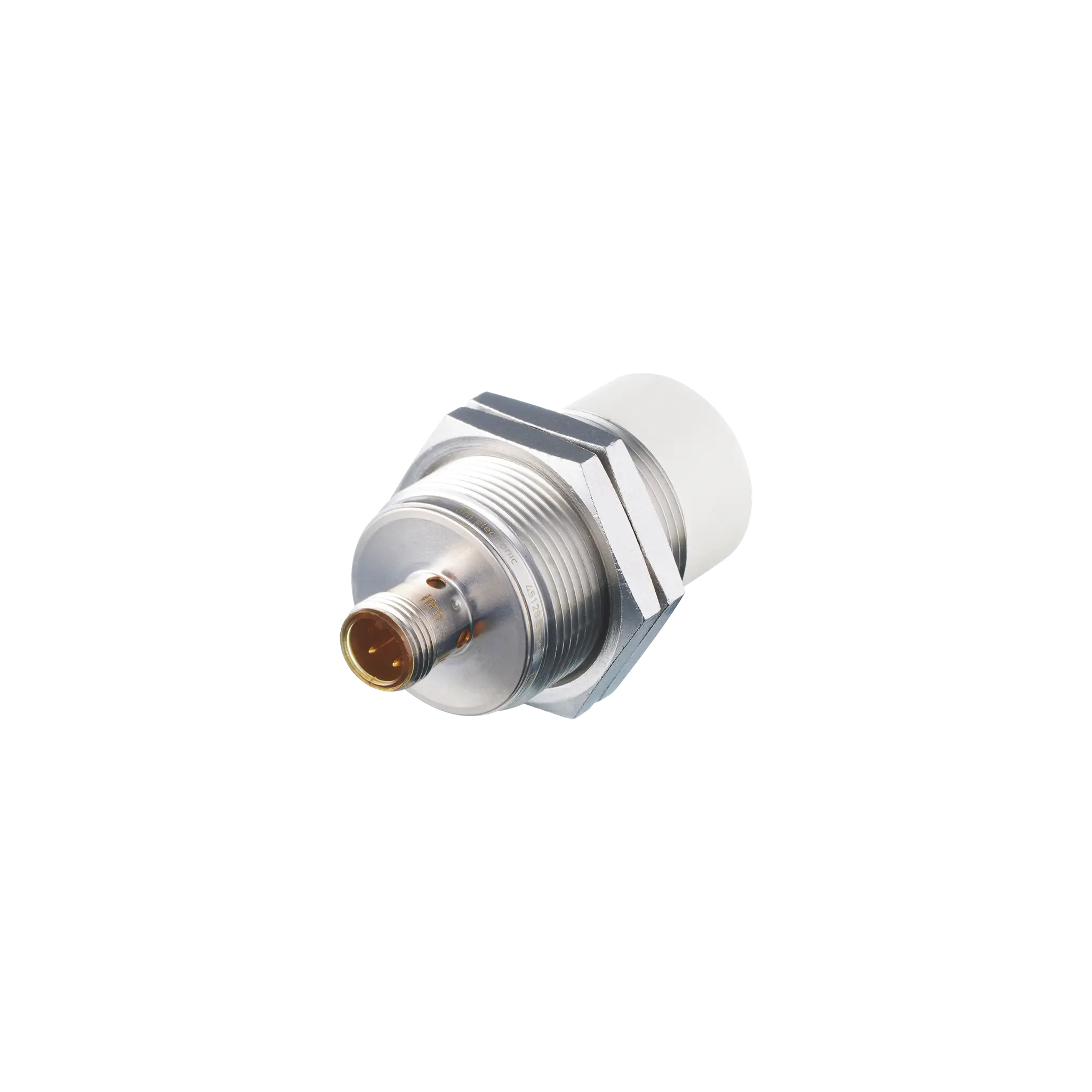 Produktfoto 1 von Ind.Sensor M30x1,5 L=60 Sn=22mm n.bündig S DC PNP M12 IP68 3L 100Hz