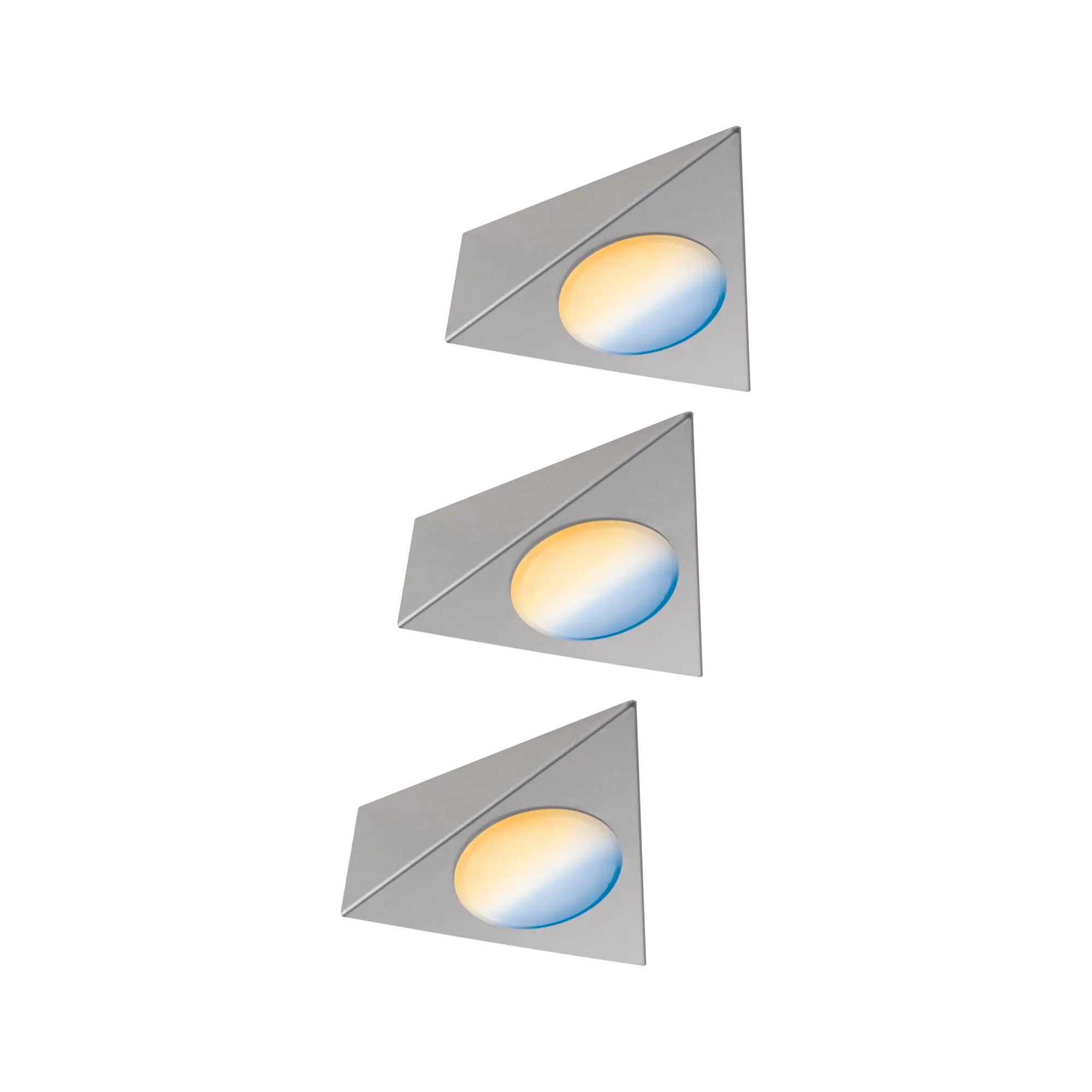 Produktfoto 1 von Clever Connect Starter Set Trigo 3x2,1W 24W DC 2700-6500K 12V Nickel geb