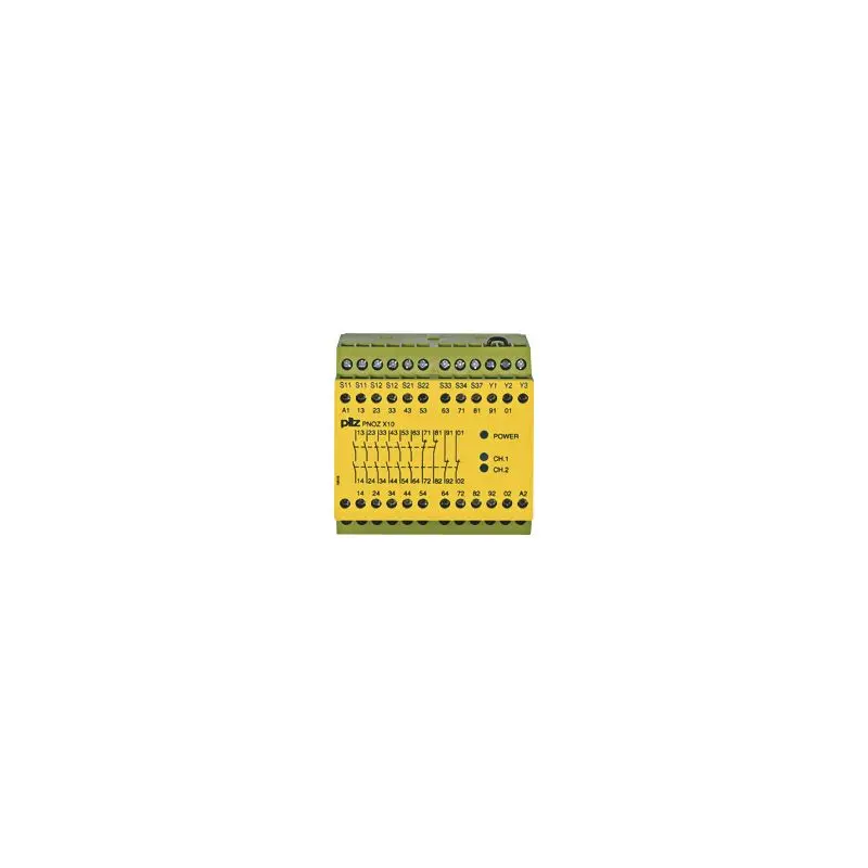 Produktfoto 1 von PNOZ X10 24VDC 6n/o 4n/c 3LED Sicherheitsschaltgerät