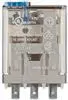 Relais m.Steckanschlüssen 3We 16A m.LED u.Freilaufdiode AgSnO2 Spule 24VDC