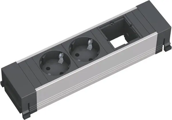 Produktfoto 1 von POWER FRAME 2xSchuko 1xABD